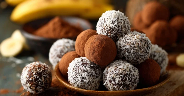 Banana Sweetened Cocoa-Nut Truffles