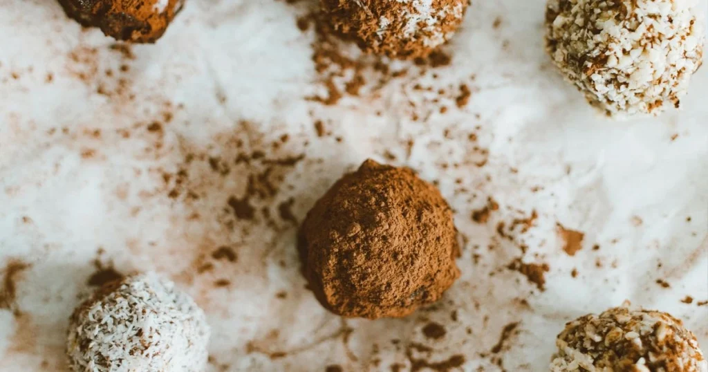 Banana Sweetened Cocoa-Nut Truffles