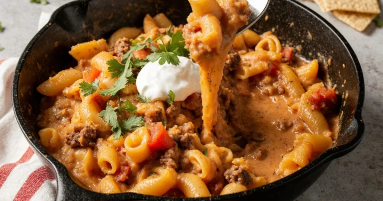 Cheesy Taco Pasta
