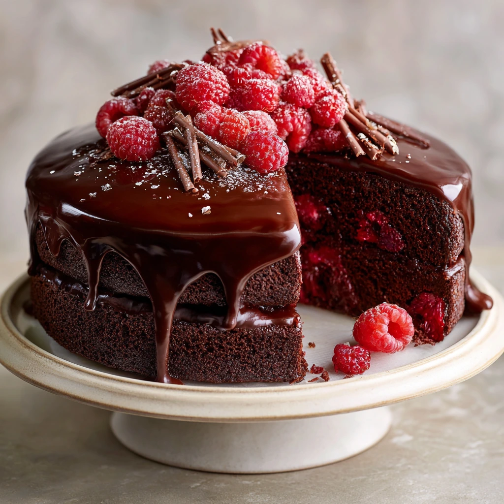 Chocolate Raspberry Cake
