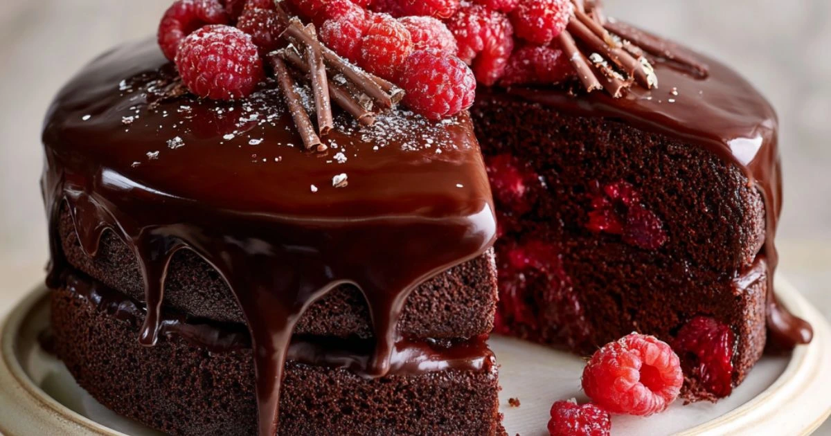 Chocolate Raspberry Cake