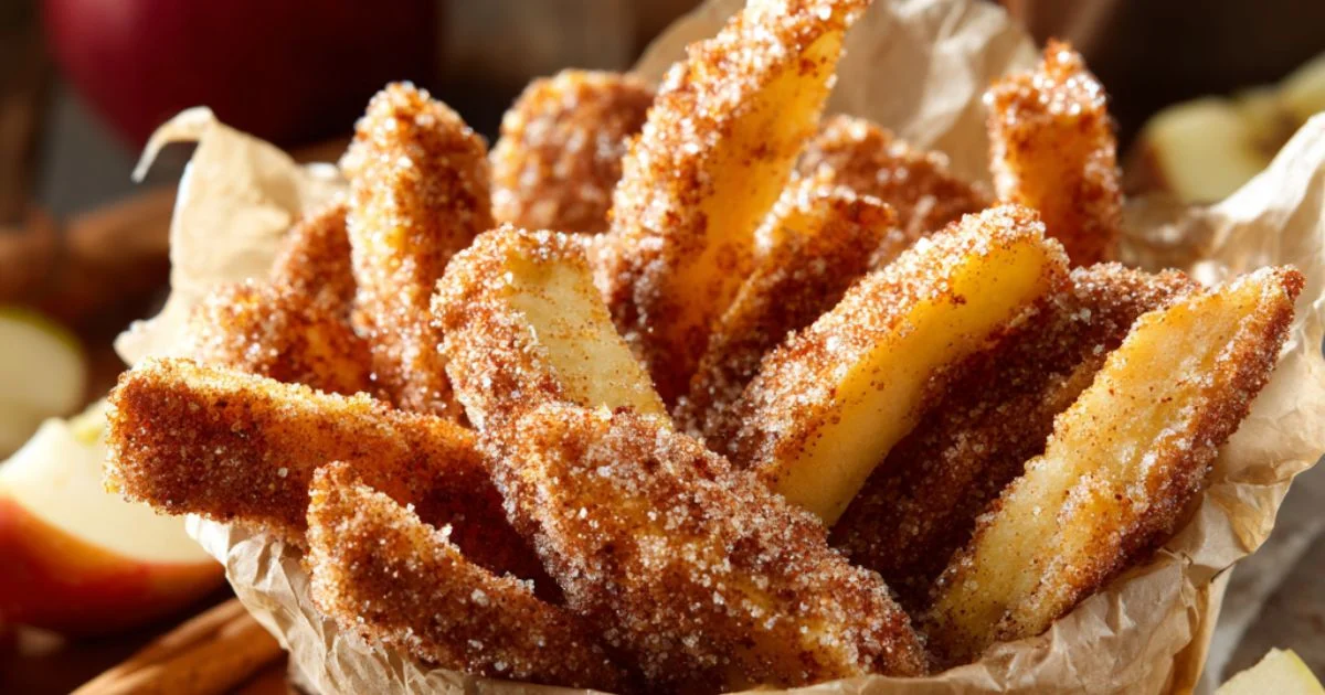 Cinnamon Sugar Apple Fries