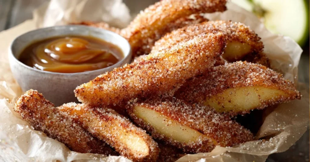 Cinnamon Sugar Apple Fries