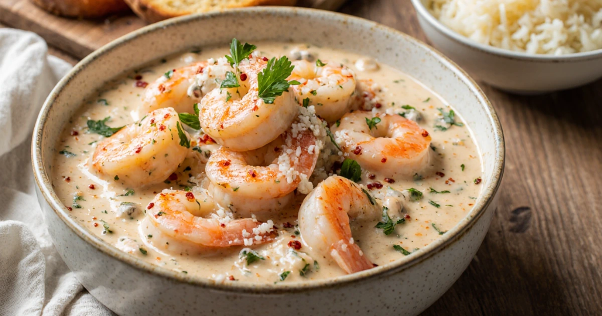 Creamy Garlic Shrimp