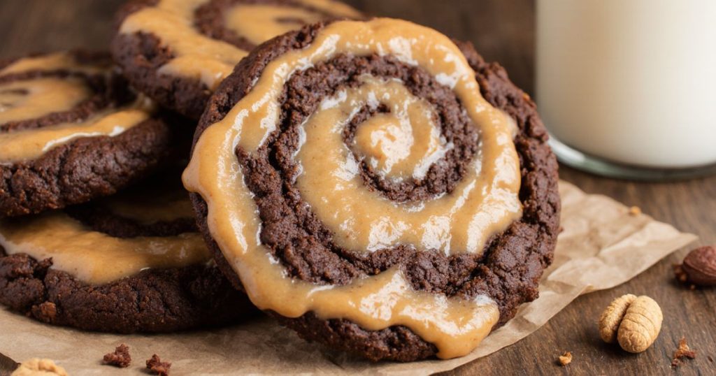 Peanut Butter Brownie Swirl Cookies