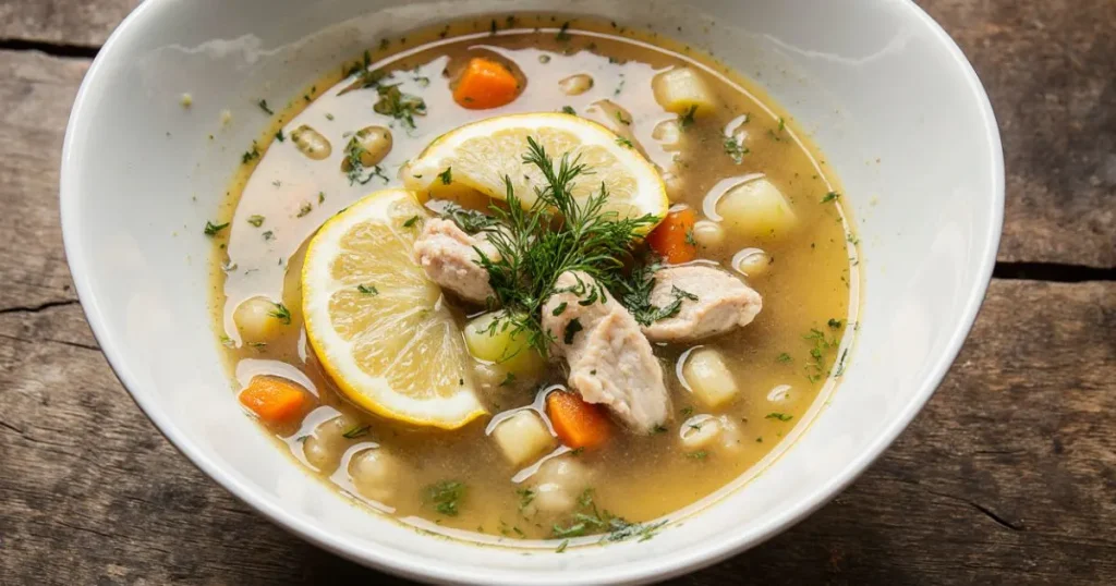 Greek Lemon Chicken Soup