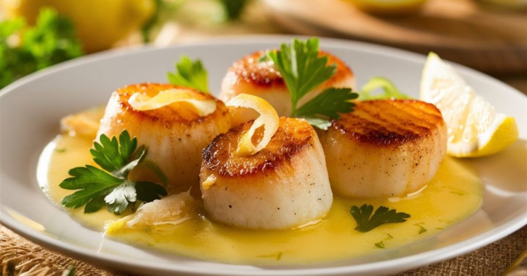 Lemon Butter Scallops