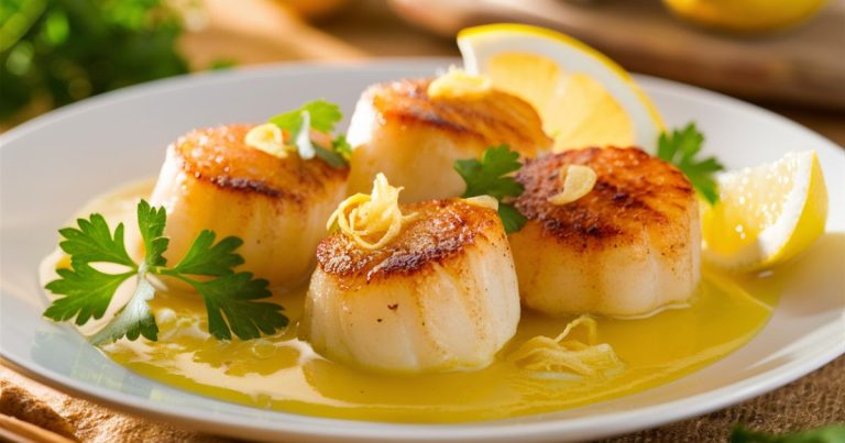 Lemon Butter Scallops