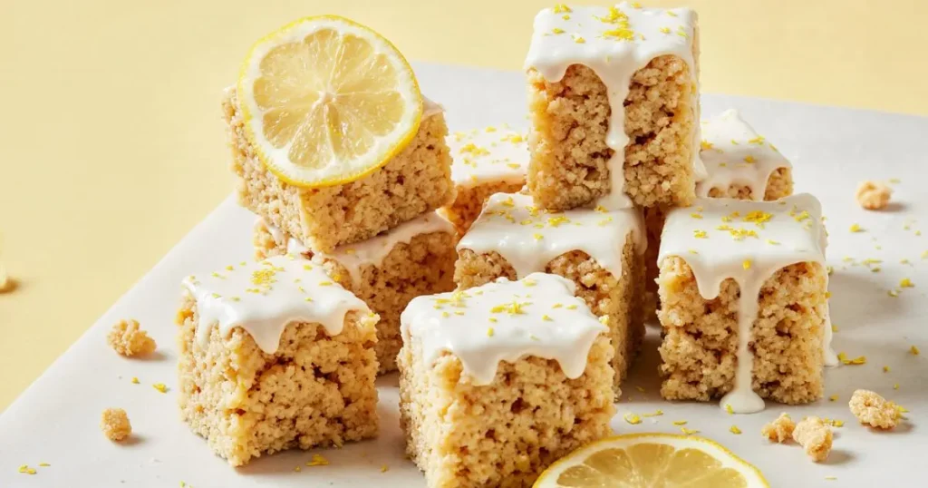 Lemon Rice Krispie Treats