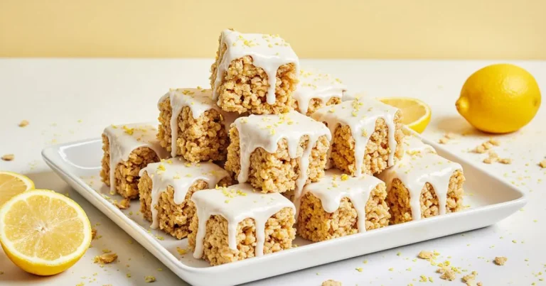 Lemon Rice Krispie Treats