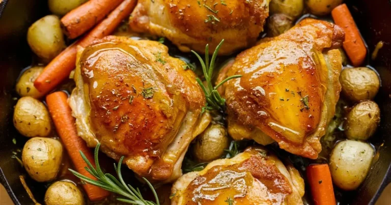 One-Pan Honey Mustard Chicken Recipe