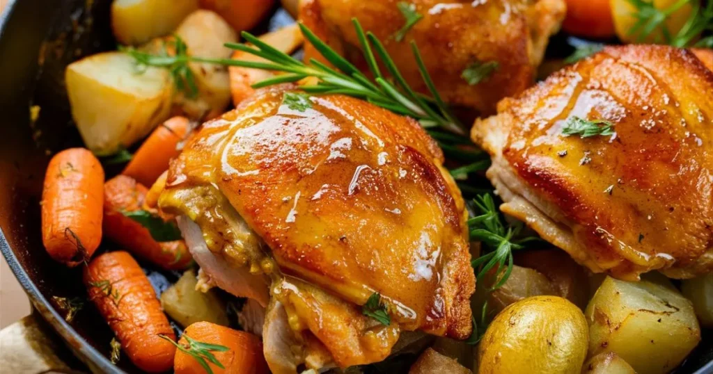One-Pan Honey Mustard Chicken Recipe
