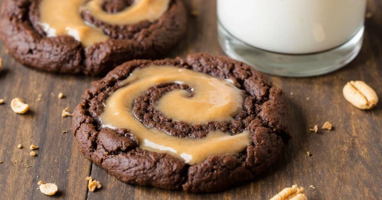 Peanut Butter Brownie Swirl Cookies