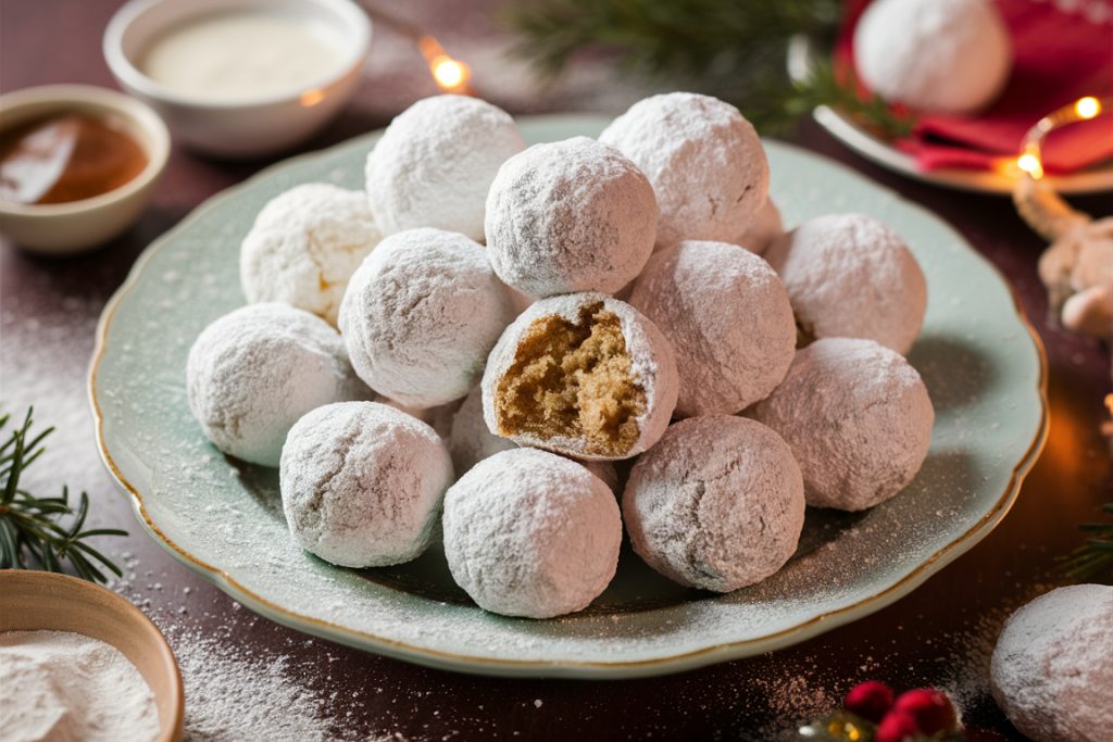 Sweetened Condensed Milk Snowballs