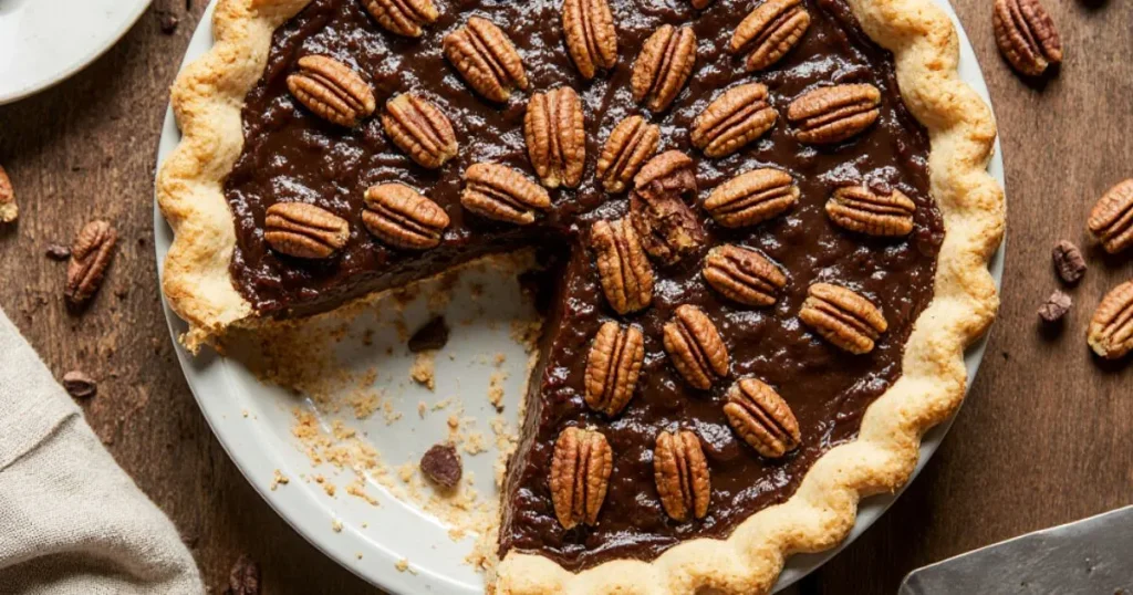 Texas Chocolate Pecan Pie