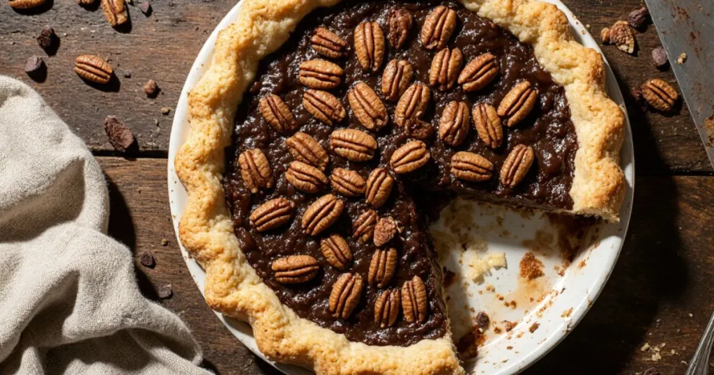 Texas Chocolate Pecan Pie