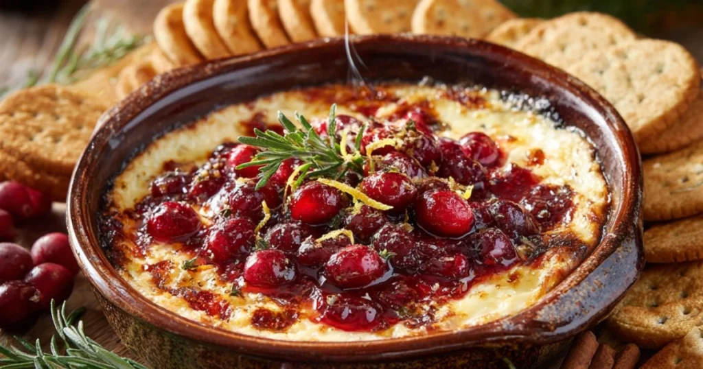Baked Cranberry Cream Cheese Dip