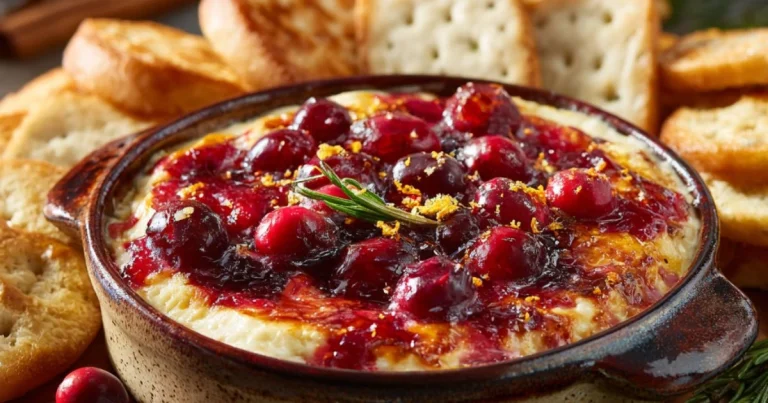 Baked Cranberry Cream Cheese Dip