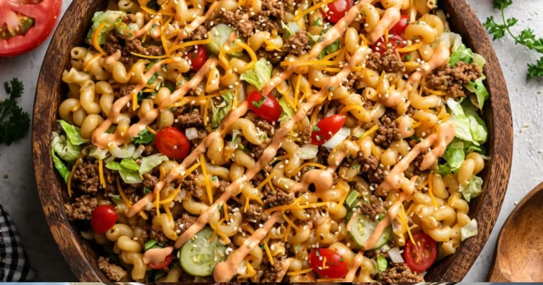 Big Mac Pasta Salad