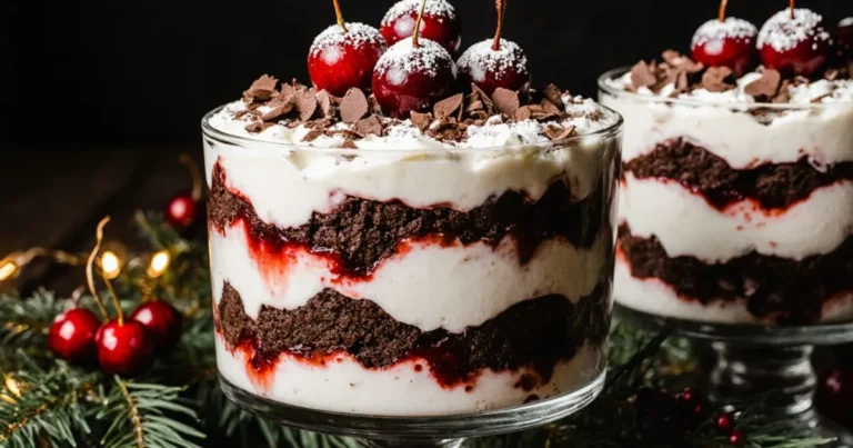 Black Forest Trifle for Christmas