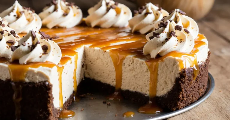 Caramel Coffee Cream Pie