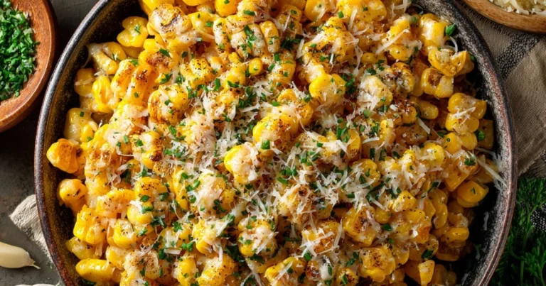 Cheesy Garlic Butter Corn
