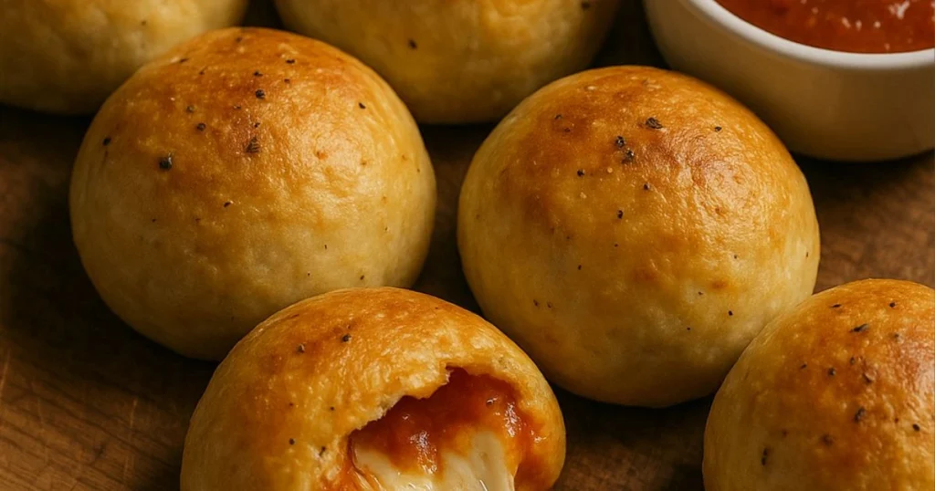 Cheesy Pizza Bombs