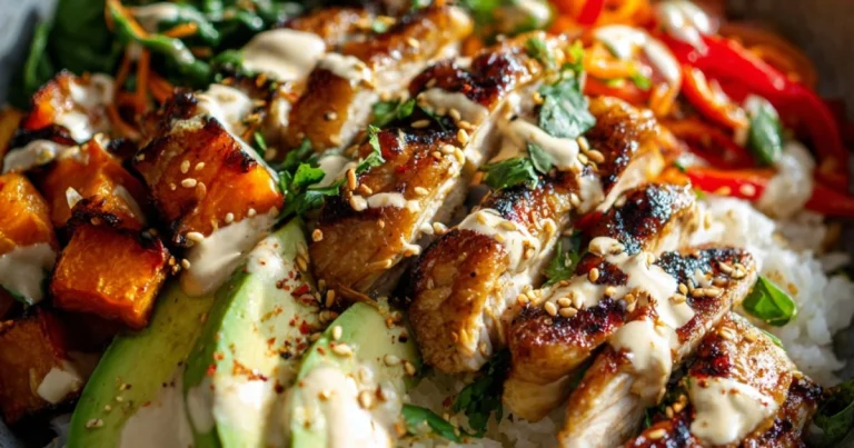 Chicken & Sweet Potato Rice Bowl