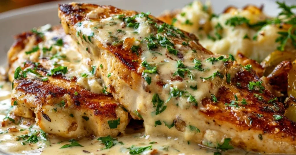 Creamy Garlic Parmesan Chicken Delight