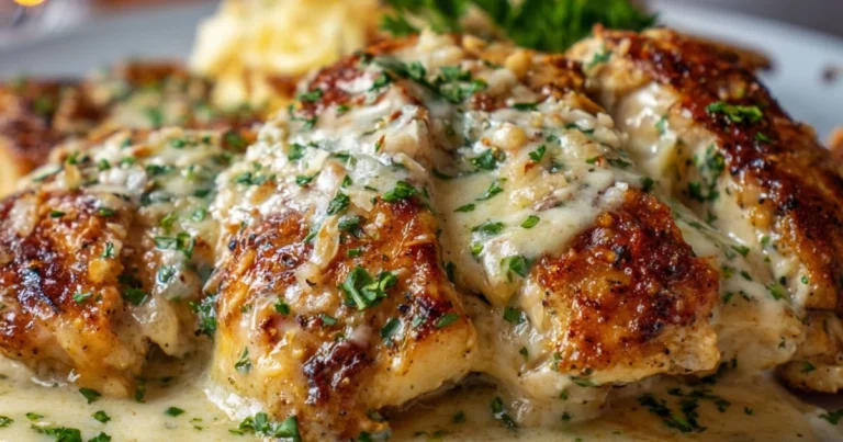 Creamy Garlic Parmesan Chicken Delight