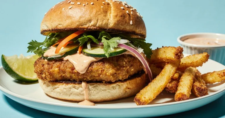Crispy Thai Fried Chicken Sandwich Recipe