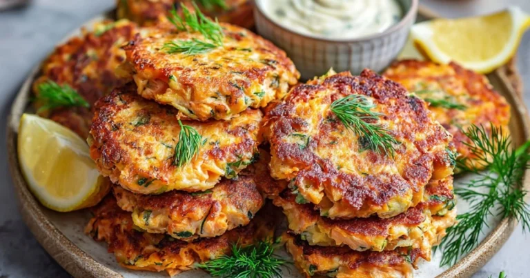 Delicious & Healthy Salmon Sweet Potato Fritters Recipe