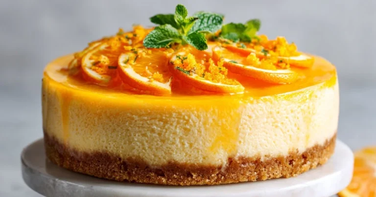 Delicious Orange Cheesecake