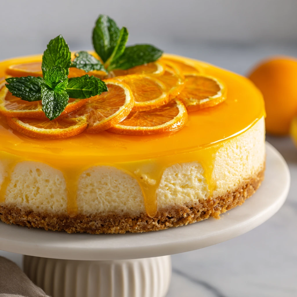 Delicious Orange Cheesecake