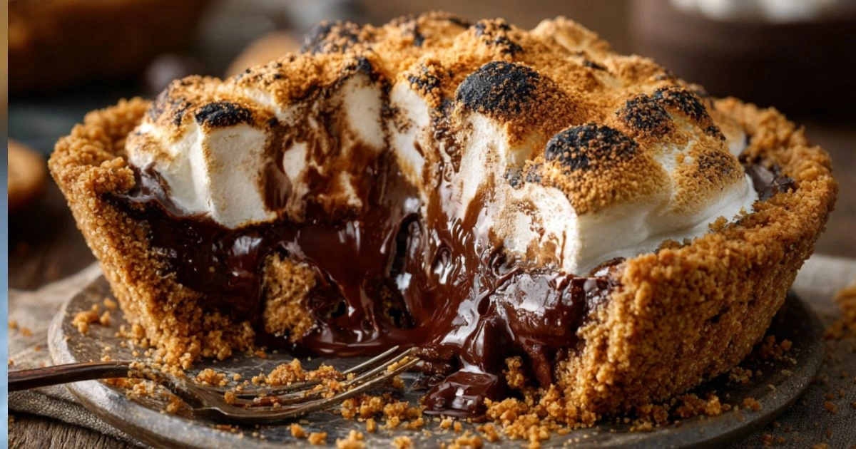 S’mores Pie with Graham Cracker Crust