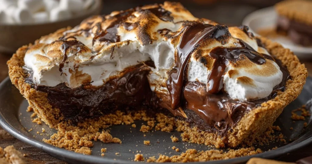 S’mores Pie with Graham Cracker Crust