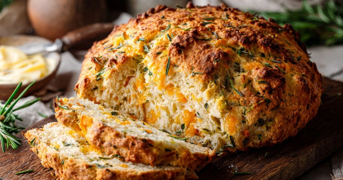 Easy Cheddar and Herb Irish Soda Bread