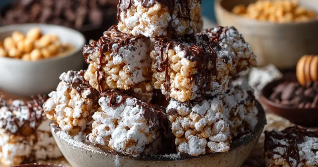 Easy Muddy Buddy Rice Krispies