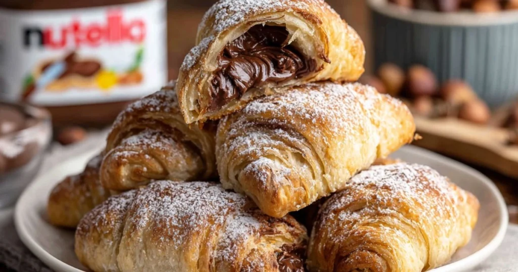 Easy Nutella Crescent Rolls