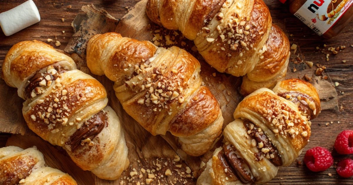 Easy Nutella Crescent Rolls