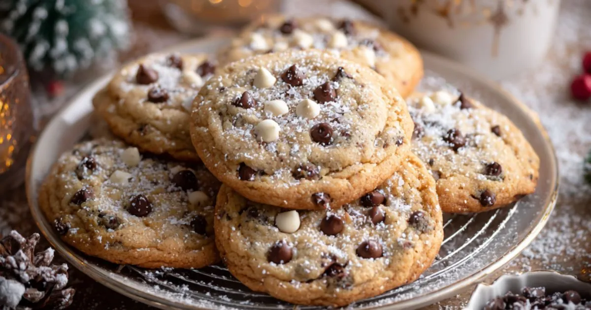 Winter Wonderland Chocolate Chip Cookies