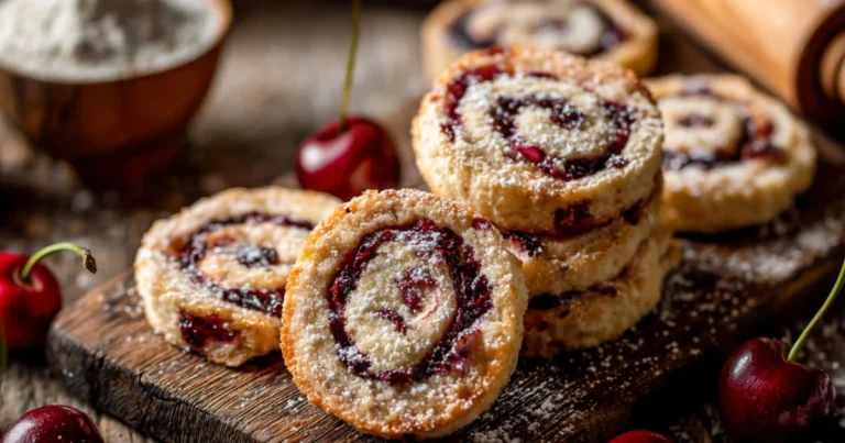 Gluten-Free Cherry Pinwheel Cookies