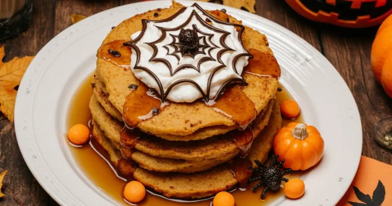 Halloween Pumpkin Pancakes