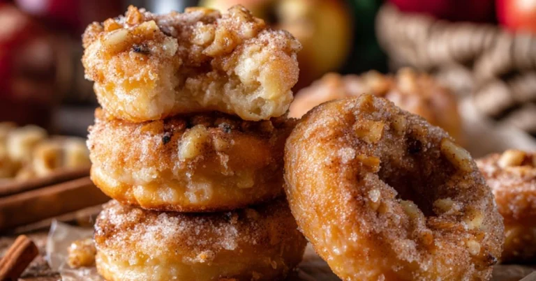 Homamde Apple Pie Donuts