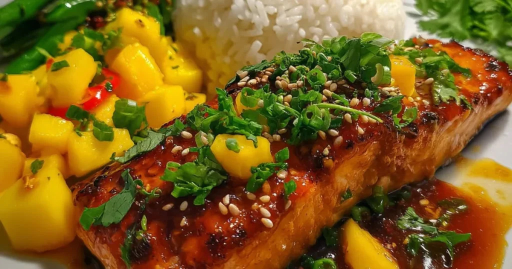 Mango Teriyaki Salmon