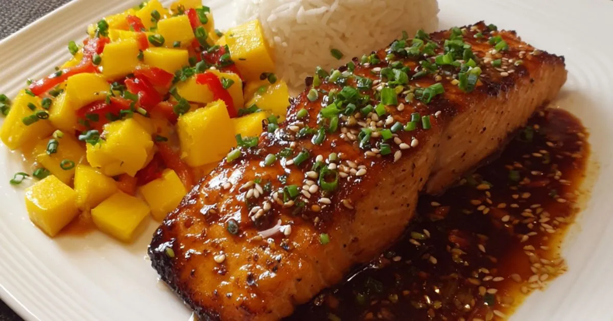 Mango Teriyaki Salmon