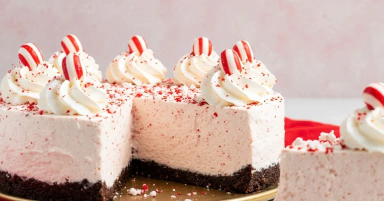No-Bake Peppermint Cheesecake