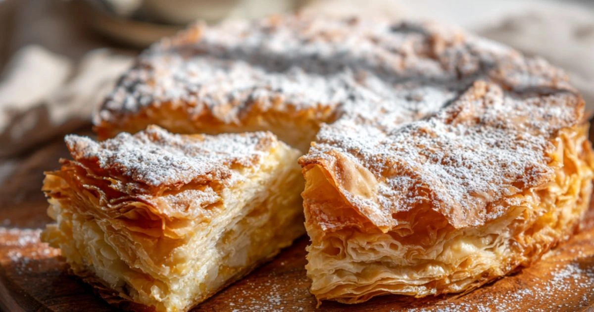 Phyllo Dough Crinkle Cake