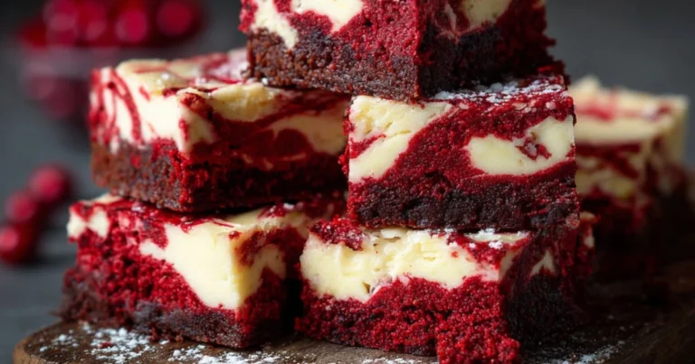 Red Velvet Cheesecake Brownies