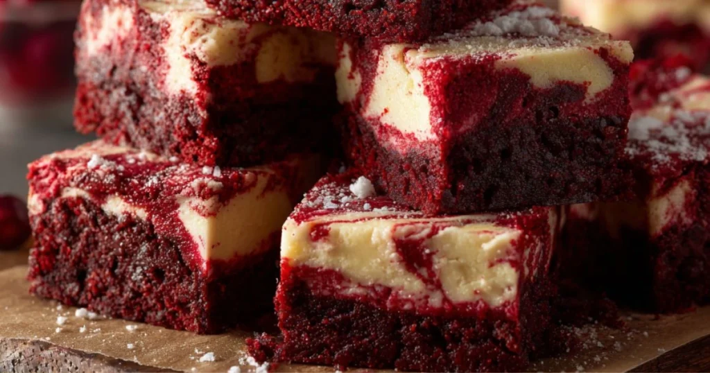 Red Velvet Cheesecake Brownies